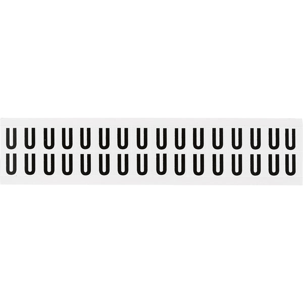 Brady NL-W75-U Identical numbers and letters on one card for indoor use 234283