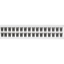 Brady NL-W75-W Identical numbers and letters on one card for indoor use 234285