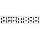 Brady NL-W75-Y Identical numbers and letters on one card for indoor use 234287