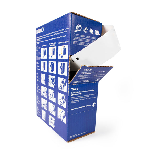 Brady BM-35X102-PIA-WT Fully printable PIA tag for BMP61 319487