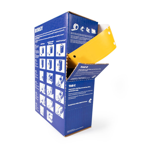 Brady BM-35X102-PIA-YL Fully printable PIA tag for M610 319489