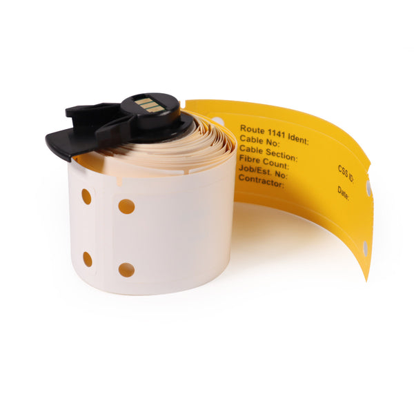 Brady M6-35X102-PIA-YL Fully printable PIA tag for M610 319490