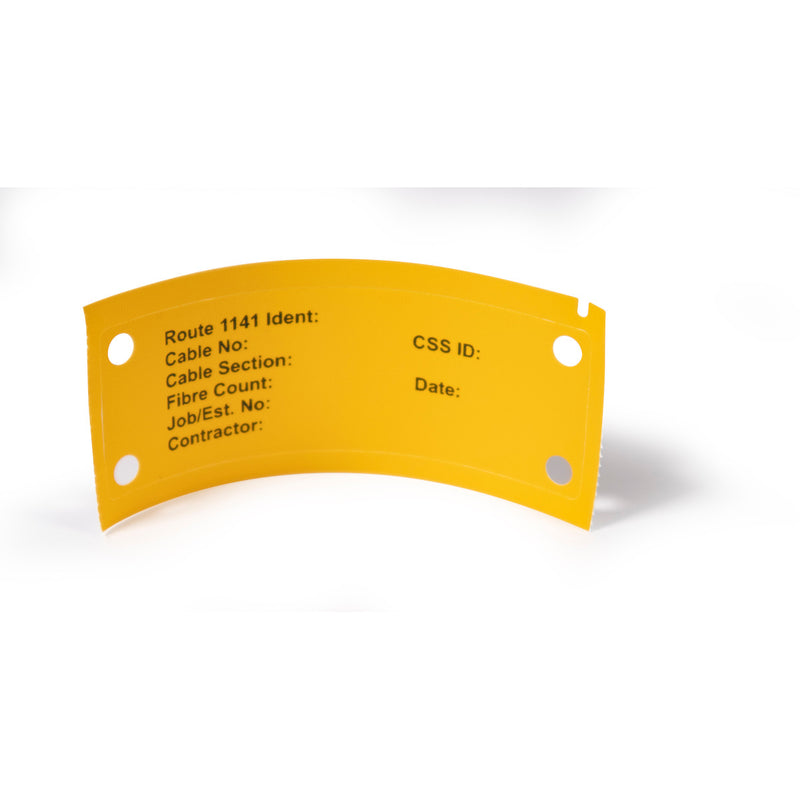 Brady M61-35x102-PIA-YL Fully printable PIA tag for BMP61 316105