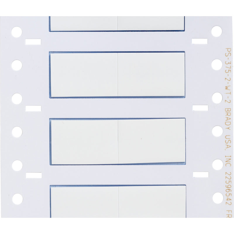 Brady PS-375-2-WT-2 PermaSleeve Wire Marking Sleeves 104686