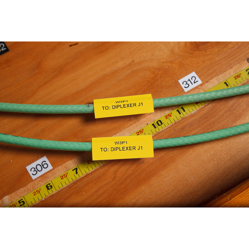Brady LSZH-500-2-YL-2 THT Low Smoke Halogen Free Permasleeve Wire Marking Sleeves 141258