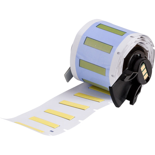 Brady M6-125-1-342-YL PermaSleeve Heat-Shrink Labels for M610, M611, BMP61, M710 (with media adapter) and BMP71 (with media adapter) 173614