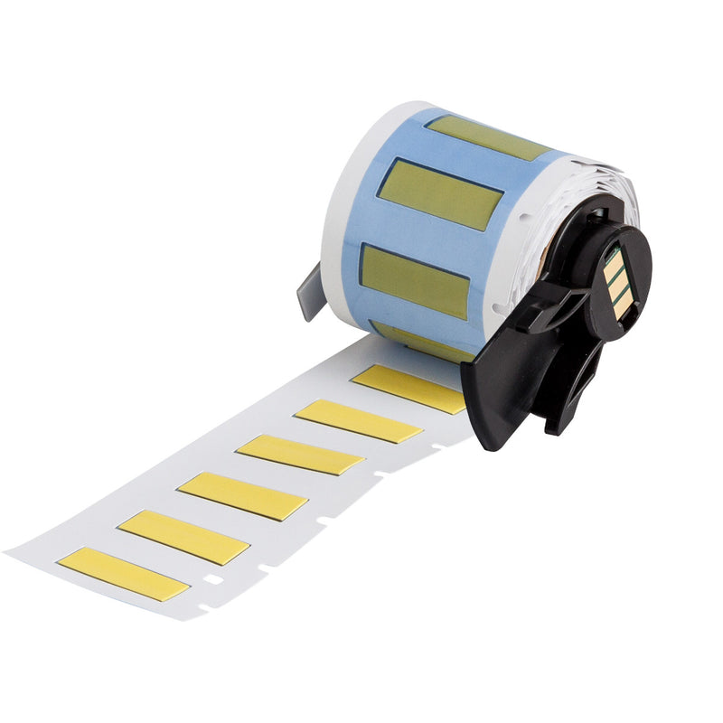 Brady M6-187-1-345-YL PermaSleeve High Temp Heat-Shrink Labels for M610, M611, BMP61, M710 (with media adapter) and BMP71 (with media adapter) 173563