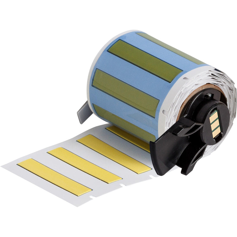 Brady M61-187-175-342-YL PermaSleeve Heat Shrink Wire and Cable Labels for M610, M611, BMP61, M710 (with media adapter) and BMP71 (with media adapter) 173623