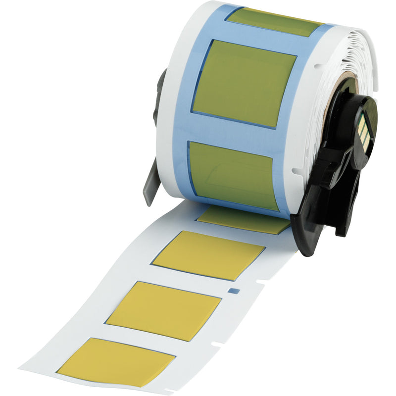 Brady M6-500-1-345-YL PermaSleeve High Temp Heat-Shrink Labels for M610, M611, BMP61, M710 (with media adapter) and BMP71 (with media adapter) 173575