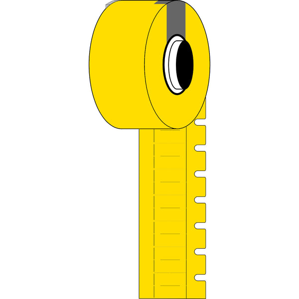 Brady PTDSU-10-7597-YL Durasleeve Wire Marking Inserts For M611, Bmp61 And Bmp71 620469