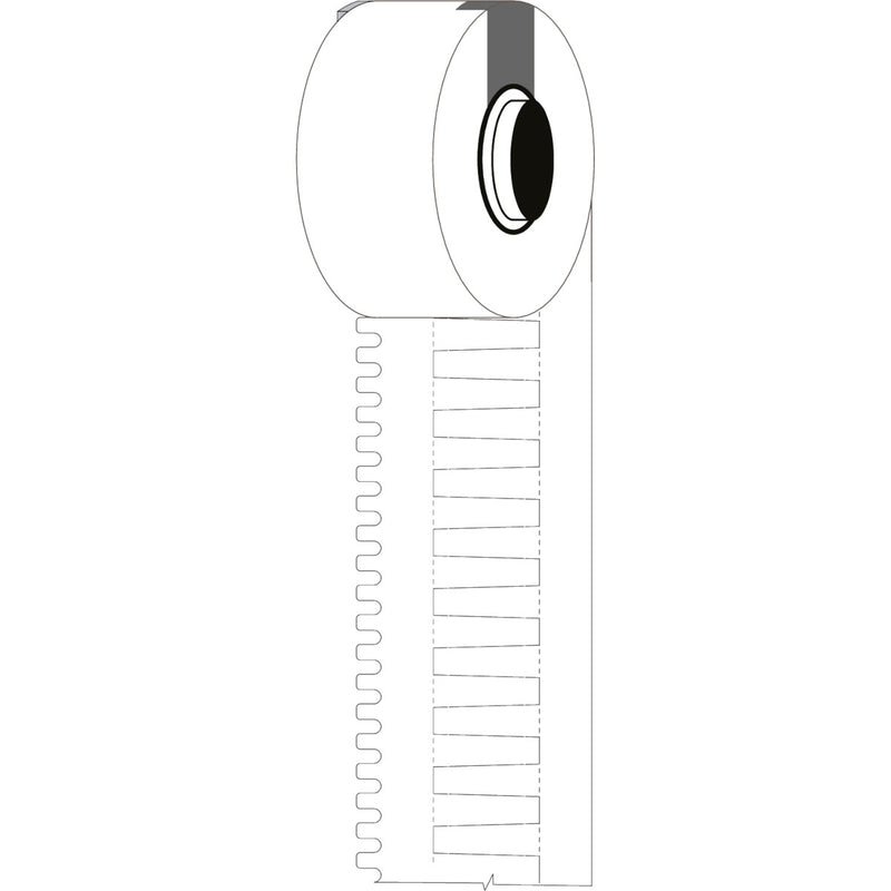 Brady M6-15x4.2-7596-WT DuraSleeve Wire Marking Inserts for M611, M610 and M710 312188