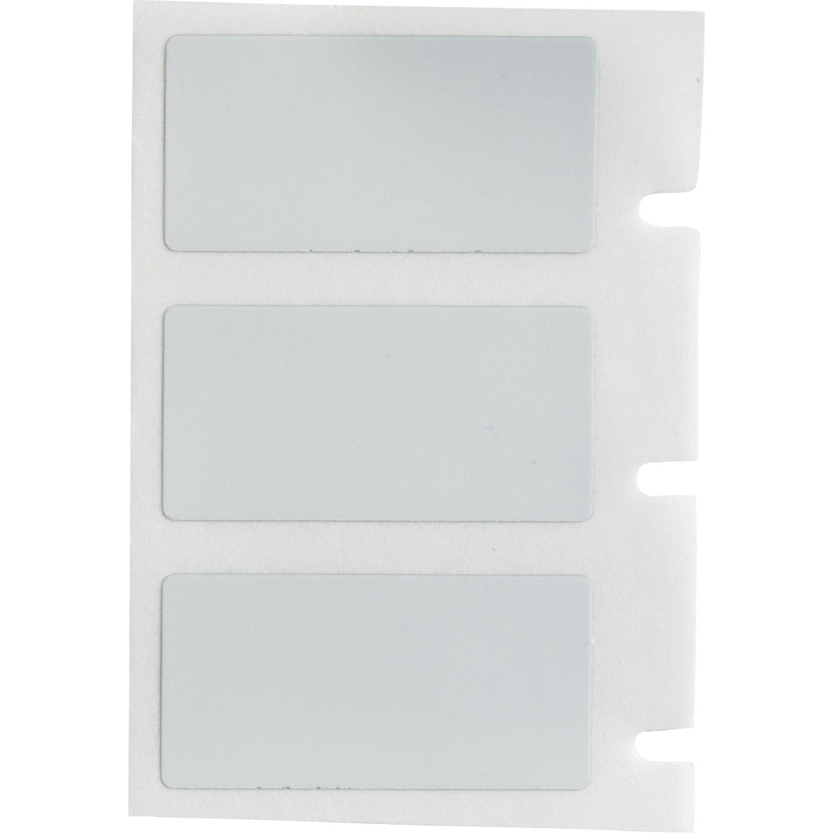 Brady M6-17-428 Metallised Matte Gray Polyester Labels for M610, M611, BMP61, M710 (with media adapter) and BMP71 (with media adapter) 174209