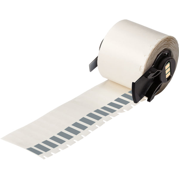 Brady M6-28-427-GY Self-Laminating Vinyl Wrap Around Labels for M610, M611, BMP61, M710 (with media adapter) and BMP71 (with media adapter) 173784