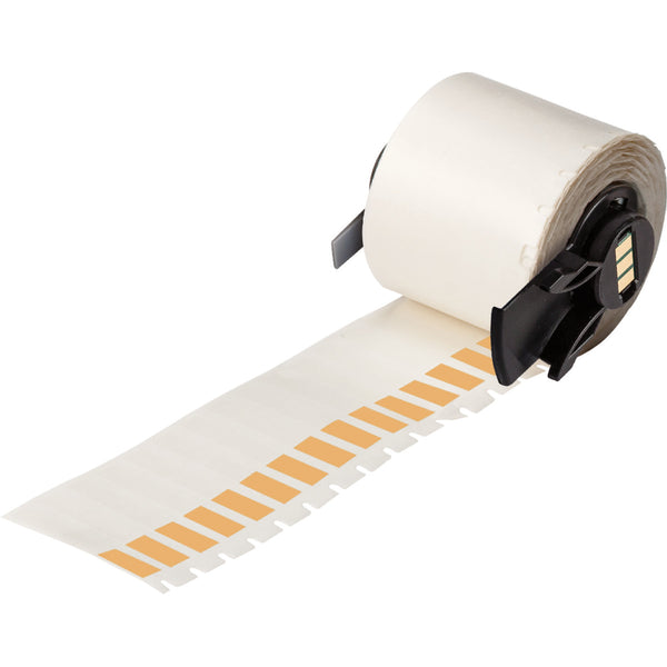 Brady M6-28-427-OR Self-Laminating Vinyl Wrap Around Labels for M610, M611, BMP61, M710 (with media adapter) and BMP71 (with media adapter) 173785