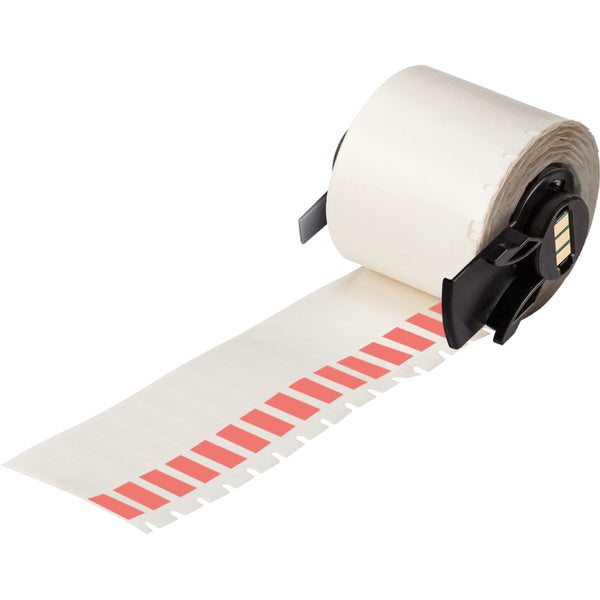 Brady M6-28-427-RD Self-Laminating Vinyl Wrap Around Labels for M610, M611, BMP61, M710 (with media adapter) and BMP71 (with media adapter) 173787