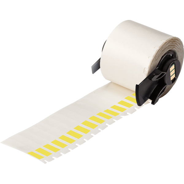 Brady M6-28-427-YL Self-Laminating Vinyl Wrap Around Labels for M610, M611, BMP61, M710 (with media adapter) and BMP71 (with media adapter) 173788