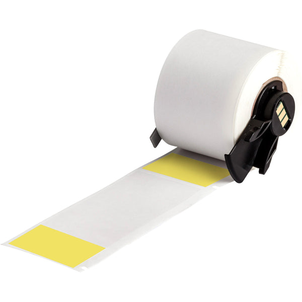 Brady M6-33-427-YL Self-Laminating Vinyl Wrap Around Labels for M610, M611, BMP61, M710 (with media adapter) and BMP71 (with media adapter) 174286