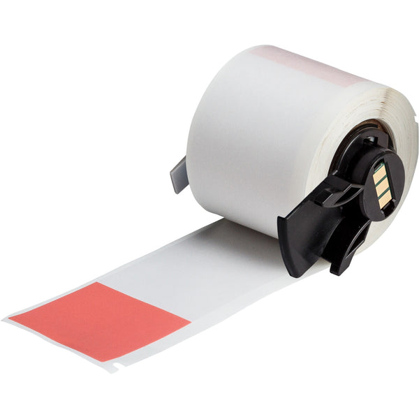 Brady M6-34-427-RD Self-Laminating Vinyl Wrap Around Labels for M610, M611, BMP61, M710 (with media adapter) and BMP71 (with media adapter) 173858