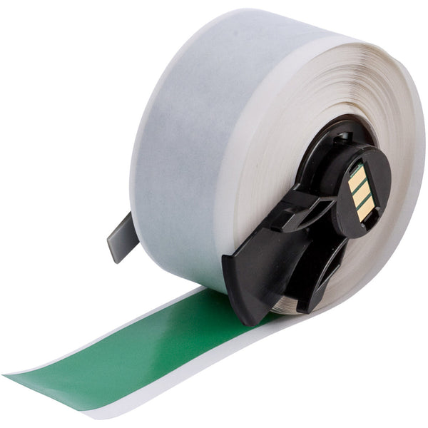 Brady M6C-1000-439-GR Multi-Purpose Vinyl Labels for M610, M611, BMP61, M710 (with media adapter) and BMP71 (with media adapter) 174311