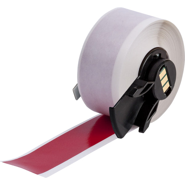 Brady M6C-1000-439-RD Multi-Purpose Vinyl Labels for M610, M611, BMP61, M710 (with media adapter) and BMP71 (with media adapter) 174313