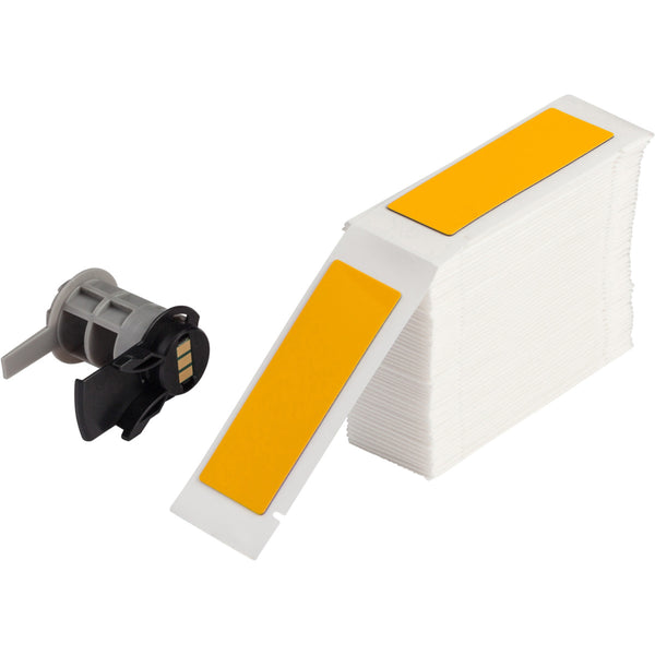 Brady PTLEP-09-7593-YL Engraved Plate Replacement Labels For M611, Bmp61 And Bmp71 622131