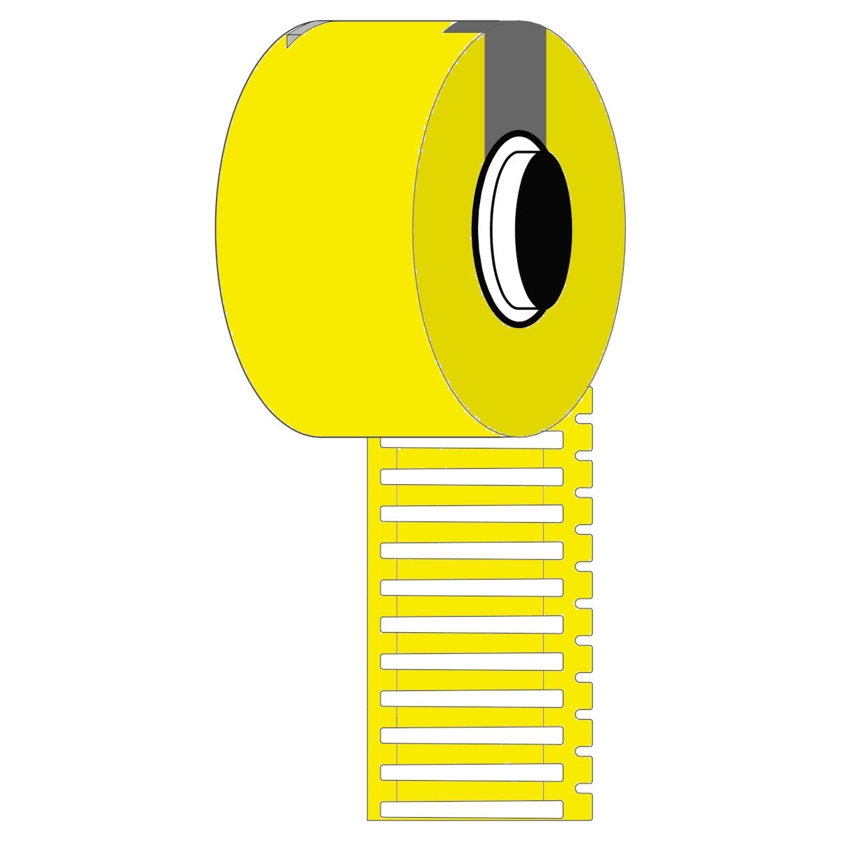 Brady PTLRDS-30x4,4-7696-YL Rigid Durasleeve Inserts For M611, Bmp61 And Bmp71 622079