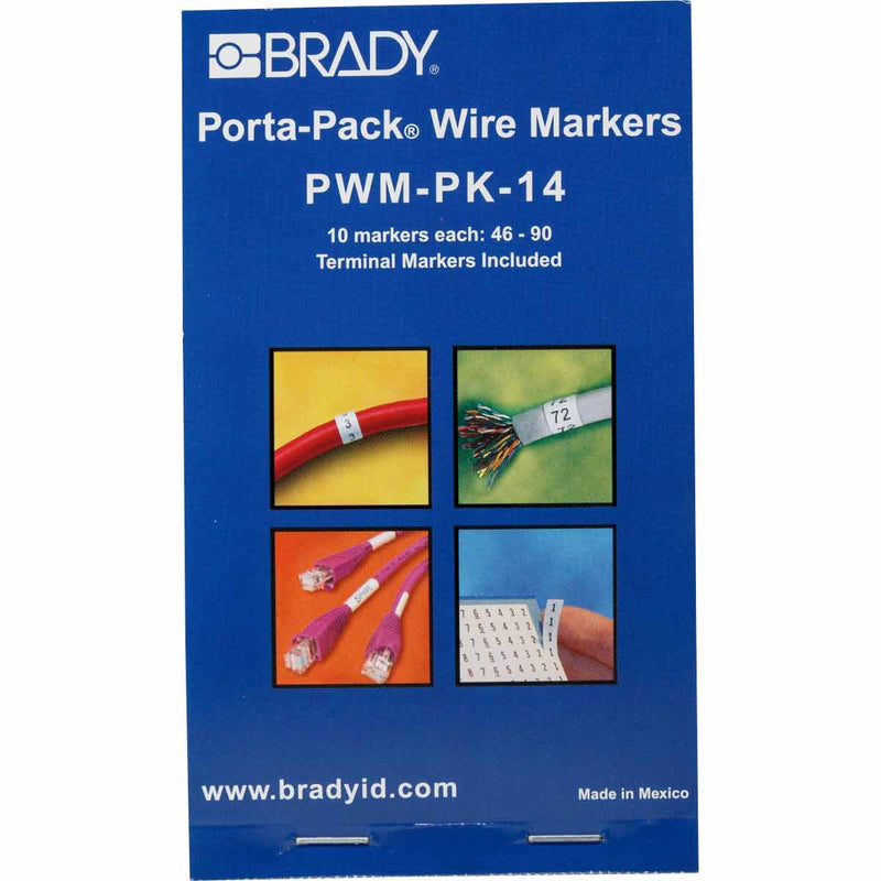 Brady PWM-PK-14 Porta-Pack Wire Marker Books 031214