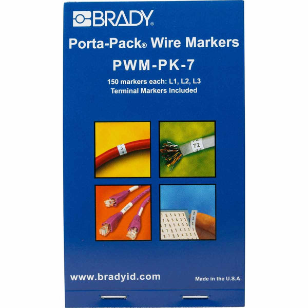 Brady PWM-PK-7 Porta-Pack Wire Marker Books 031207