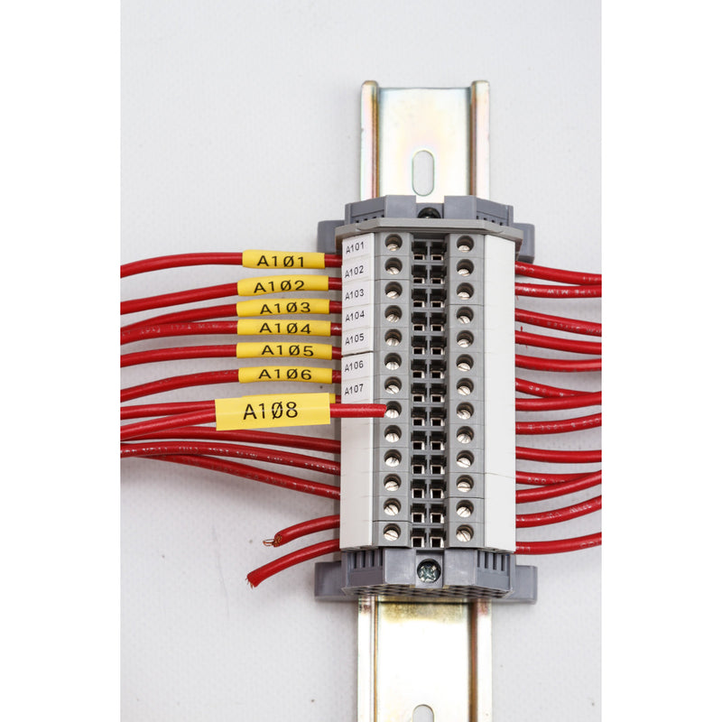 Brady M6-500-1-345-YL PermaSleeve High Temp Heat-Shrink Labels for M610, M611, BMP61, M710 (with media adapter) and BMP71 (with media adapter) 173575