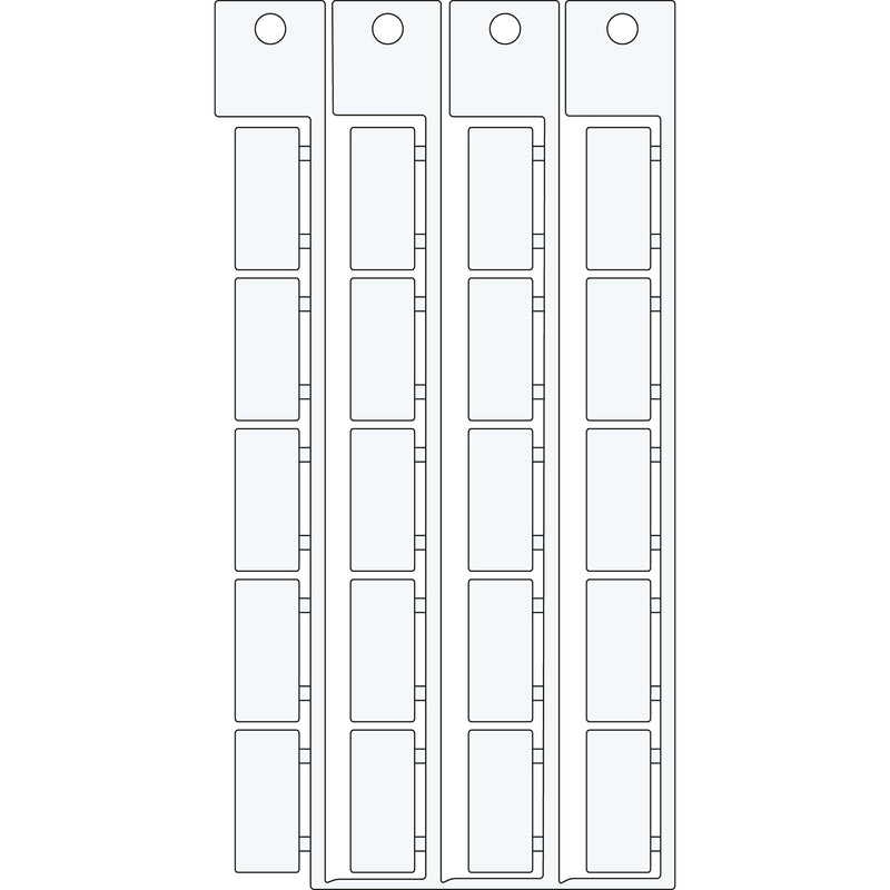 Brady TAG 9X20-FESTO-KLOC M Electrical Component Tags - 9mm x 20mm SA1042