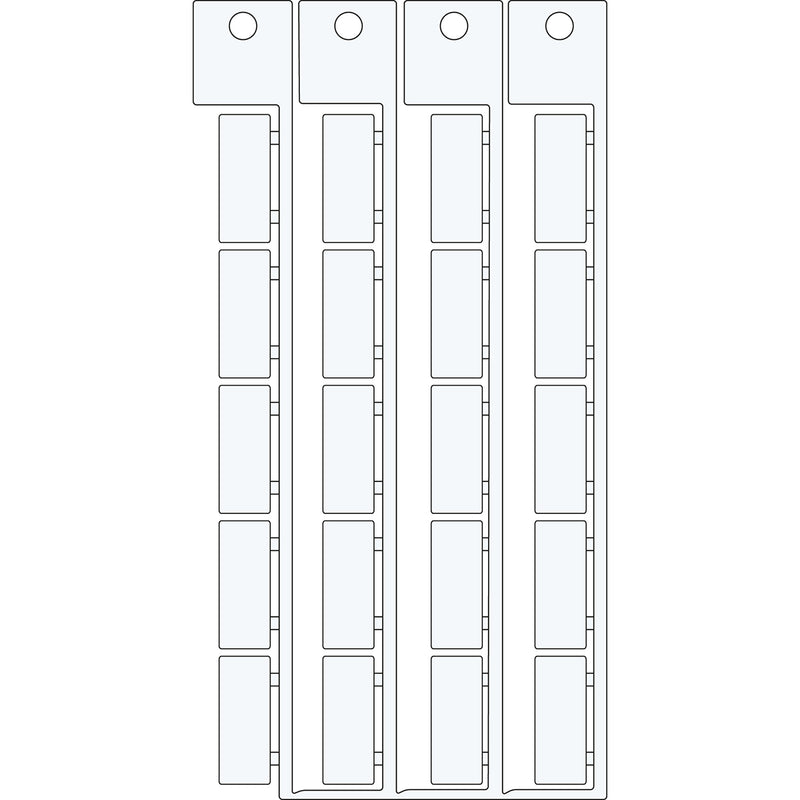 Brady TAG 8X20 ESCHA Electrical Component Tags - 8mm x 20mm SA1052