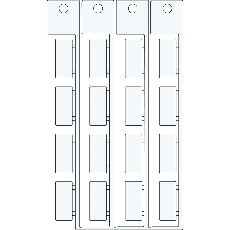 Brady TAG 8X18,5 PEPPER FUCHS Electrical Component Tags - 8mm x 18.5mm SA1054