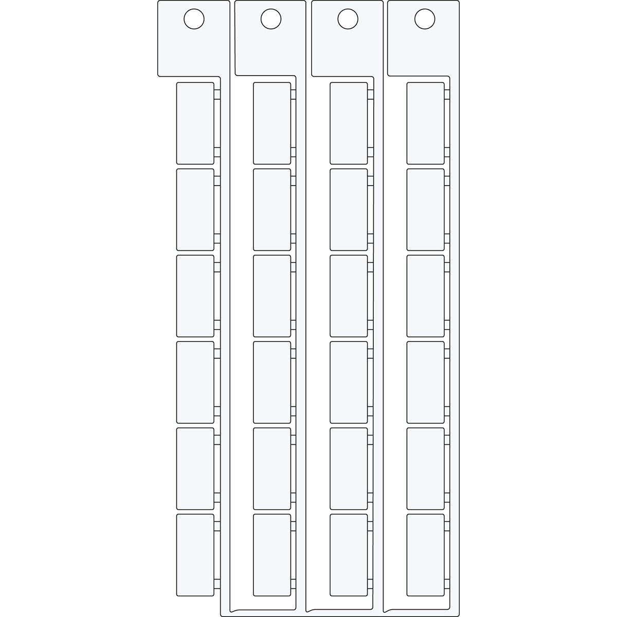 Brady TAG 8X17,5 K.MOELLER Electrical Component Tags - 8mm x 17.5mm SA1070