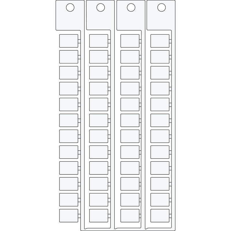 Brady MFC-10x7-WT-SNSS Electrical Component Tags - 10mm x 7mm SA10X7