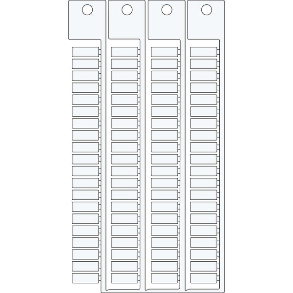 Brady MFC-11x4-WT-SNSS Electrical Component Tags - 11mm x 4mm SA11X4