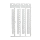 Brady TERMINAL BLOCK TAG, PH, 4X10-4 Terminal Block Tags - 4mm x 10mm, 4mm Pitch SA1226