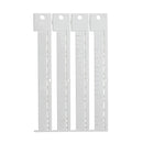 Brady TERMINAL BLOCK TAG, PH, 5X10-5 FLAT Terminal Block Tags - 5mm x 10mm, 5mm Pitch SA1234