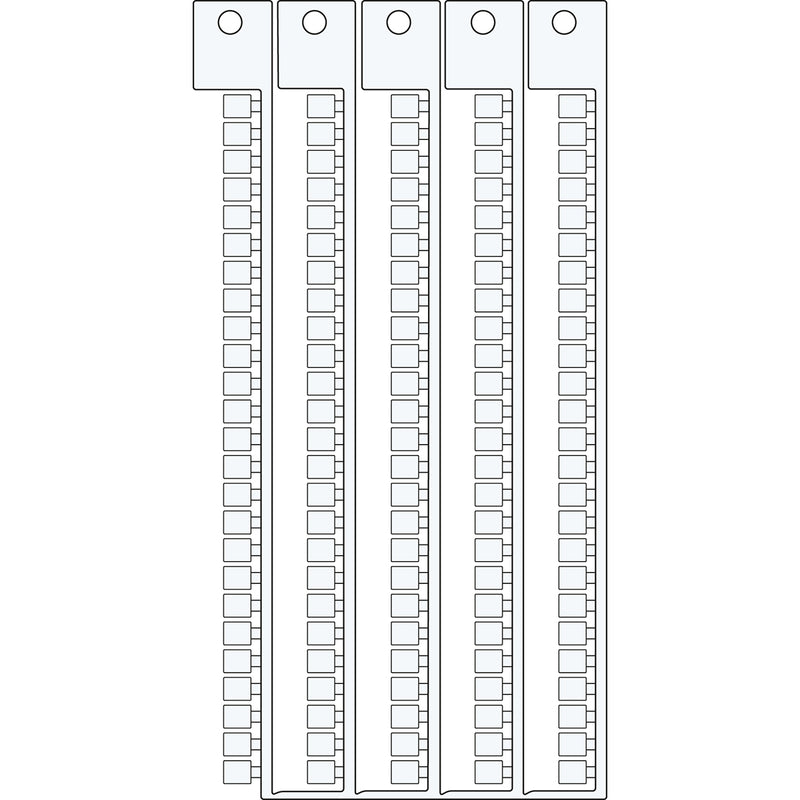 Brady TERMINAL BLOCK TAGS 4,2X5-4,2 PHO.ZS Terminal Block Tags - 4.2mm x 5mm, 5mm Pitch SA1248