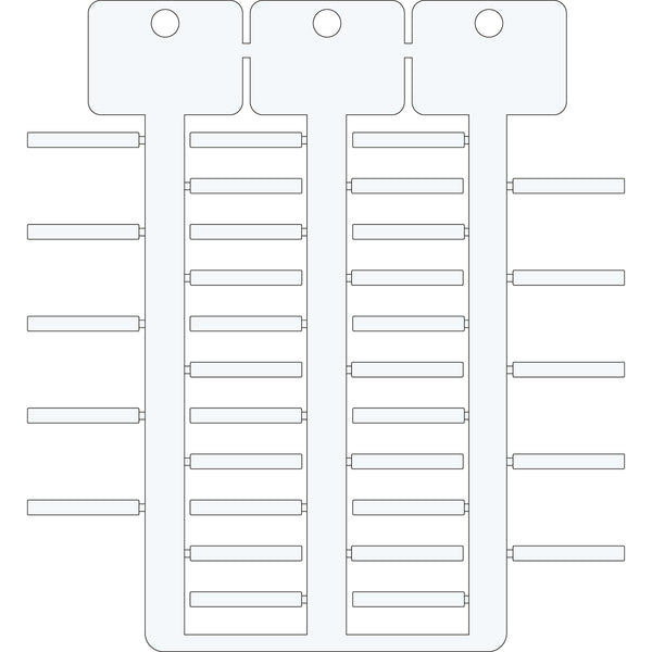 Brady TAG -4 30 WHITE Cable & Wire Tags - 4mm x 30mm SA4224