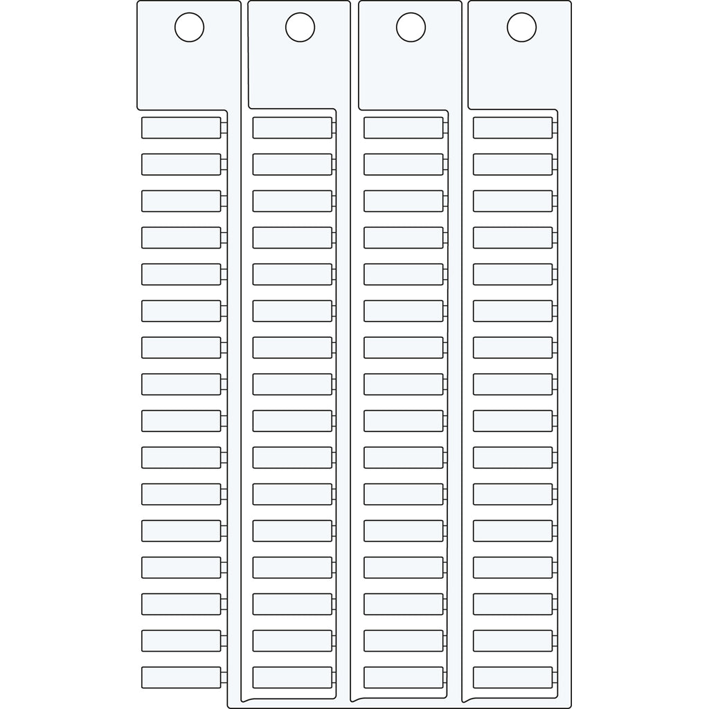 Brady TERMINAL BLOCK TAGS .MORSET.5 15 Terminal Block Tags - 5mm x 15m