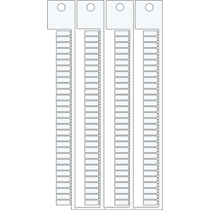 Brady Terminal block tag 3.5 x 10-3.5 Terminal Block Tags - 3.5mm x 10mm, 3.5mm Pitch SA4355