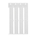 Brady TERMINAL BLOCK TAG, WG, 5X10-5 Terminal Block Tags - 5mm x 10mm, 5mm Pitch SA4361