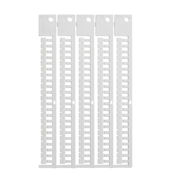 Brady TERMINAL BLOCK TAG, WG, 5X5-5 Terminal Block Tags - 5mm x 5mm, 5mm Pitch SA4363