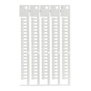 Brady TERMINAL BLOCK TAG, AB, 5X5-5 Terminal Block Tags - 5mm x 5mm, 5mm Pitch SA4813