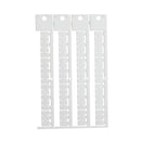 Brady TERMINAL BLOCK TAG, WE, 6X10-6 Terminal Block Tags - 6mm x 10mm, 6mm Pitch SA4441