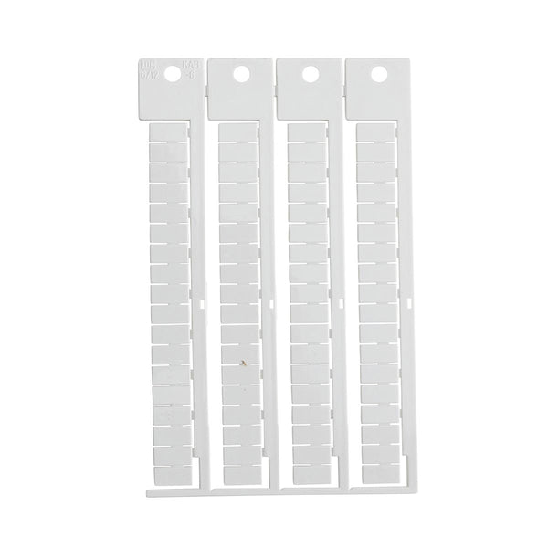 Brady TERMINAL BLOCK TAG, AB, 6X12-6 Terminal Block Tags - 6mm x 12mm, 6mm Pitch SA4800