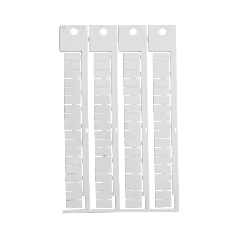 Brady TERMINAL BLOCK TAG, AB, 6X12-6 Terminal Block Tags - 6mm x 12mm, 6mm Pitch SA4800