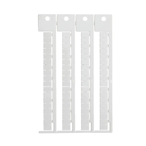 Brady TERMINAL BLOCK TAG, AB, 6x9-6 Terminal Block Tags - 6mm x 9mm, 6mm Pitch SA4810