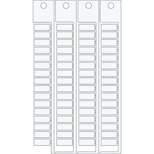 Brady TAG WEID. DSTVK Electrical Component Tags - 6mm x 15mm SA4980