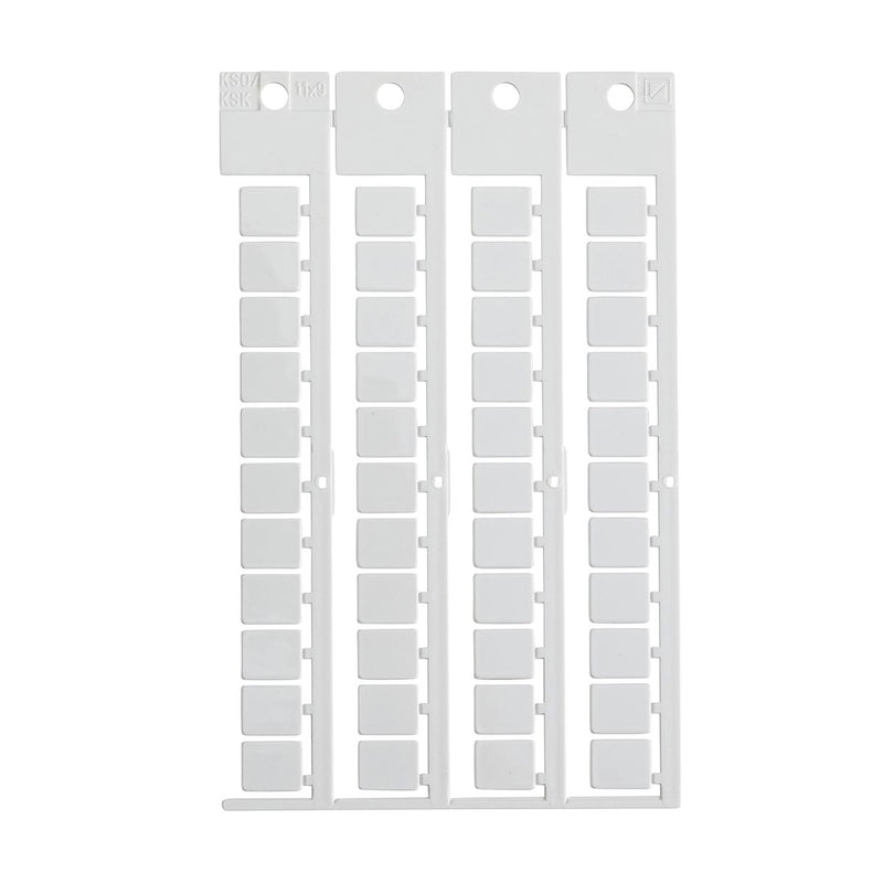 Brady COMPONENT TAG, 9x11 Electrical Component Tags with Adhesive - 9mm x 11mm, Single SA911A